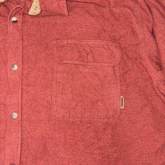 Legendary Whitetails Men's Flannel Casual Button-Down Shirt 4XL Cotton Solid - Picture 2 of 13